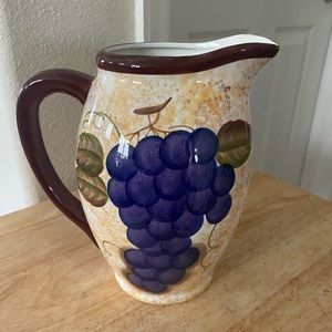 Ceramic Grape Pitcher🍇💜